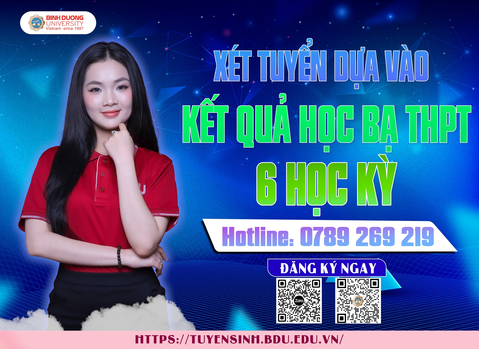 Xét tuyển Học bạ THPT - 6 Học Kỳ